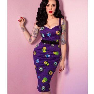 Vixen by Micheline Pitt - Ben Cooper Sweetheart Wiggle Dress Monster Mask 4X NWT